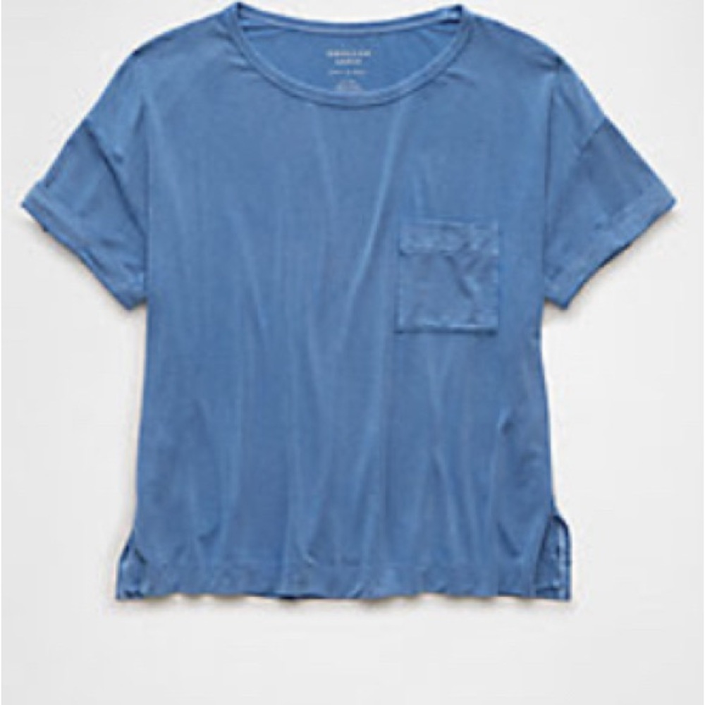 American Eagle Blue Women's Top Size XL
